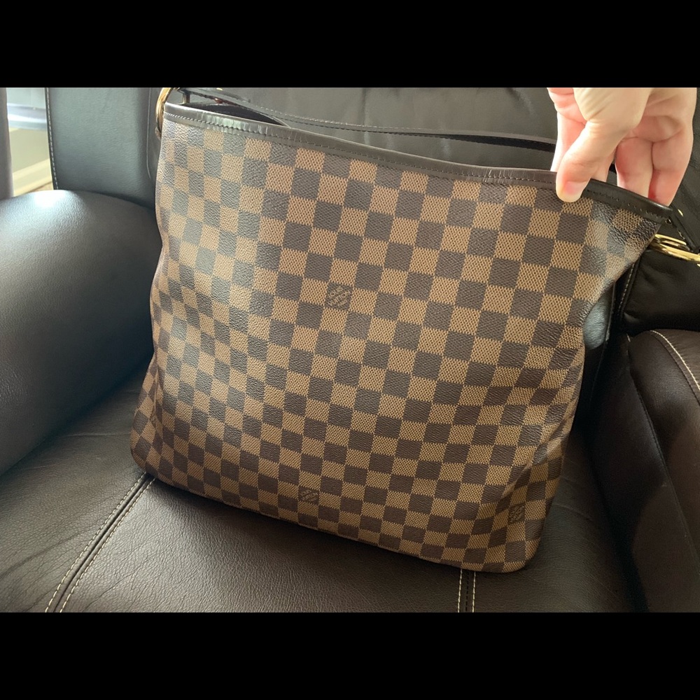 Louis Vuitton Delightful MM with Red Interior